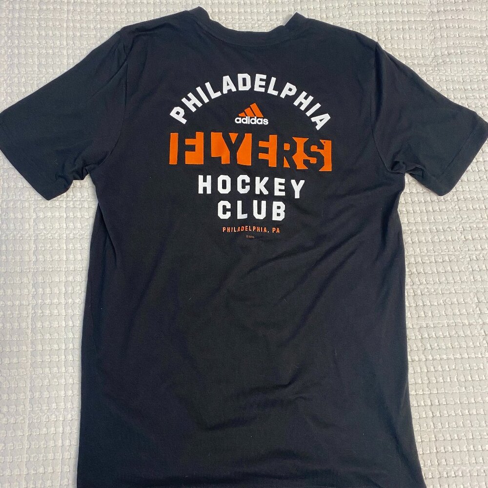 Black Adidas Philadelphia Flyers Hockey Club T-Shirt